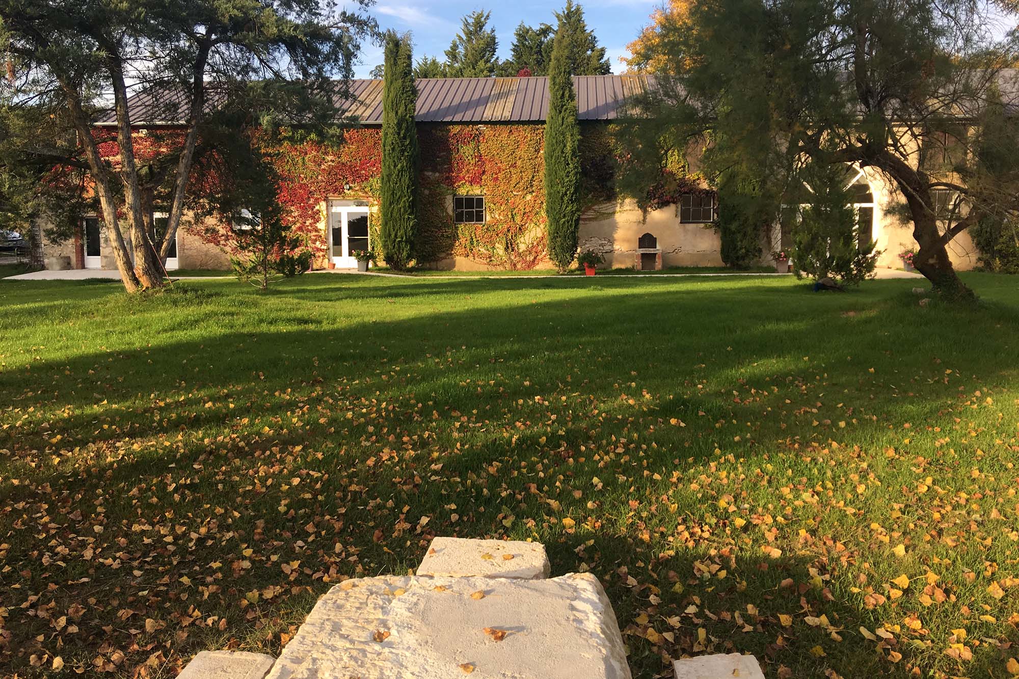 Vue exterieure avec décoration enfants